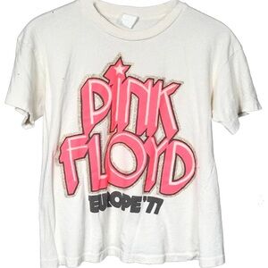 Madeworn Pink Floyd Cropped Tee